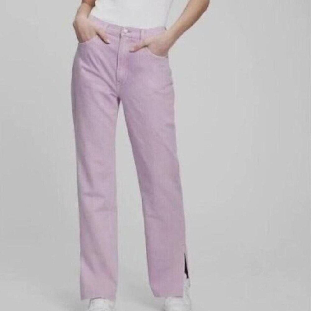 Gap Purple Straight Leg Pants